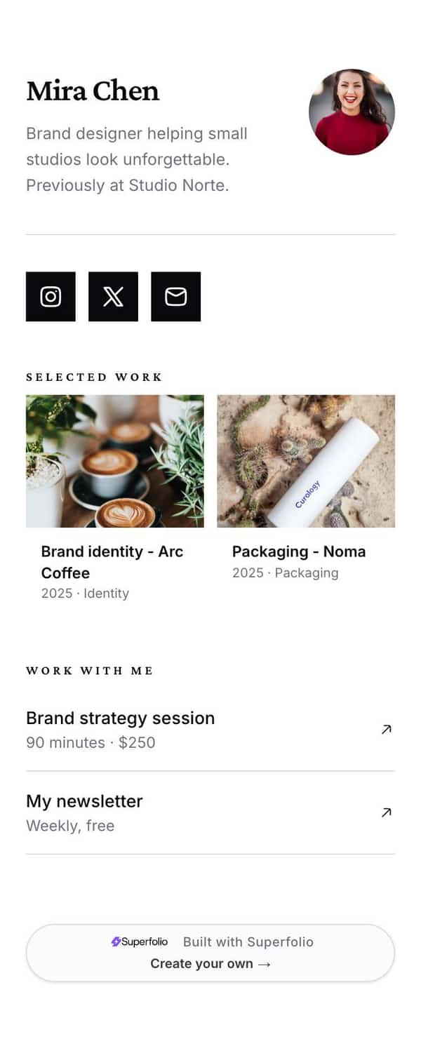 Editorial SUPERFOLIO template